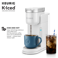slide 25 of 29, Keurig K-Iced Brewer White, 1 ct