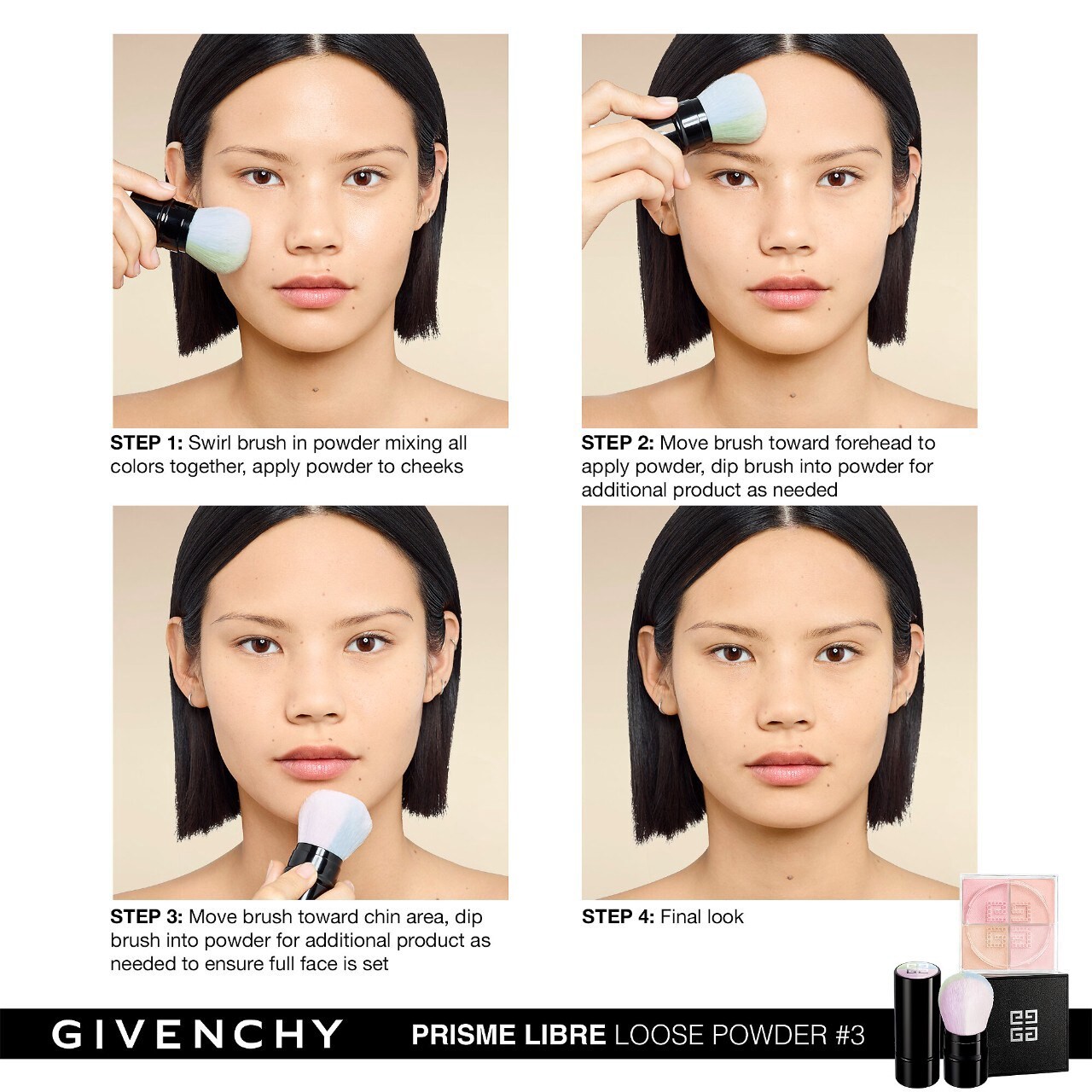 slide 5 of 9, Givenchy Prisme Libre Loose Setting and Finishing Powder 5 Popeline Mimosa, 0.42 oz/ 14.50 ml