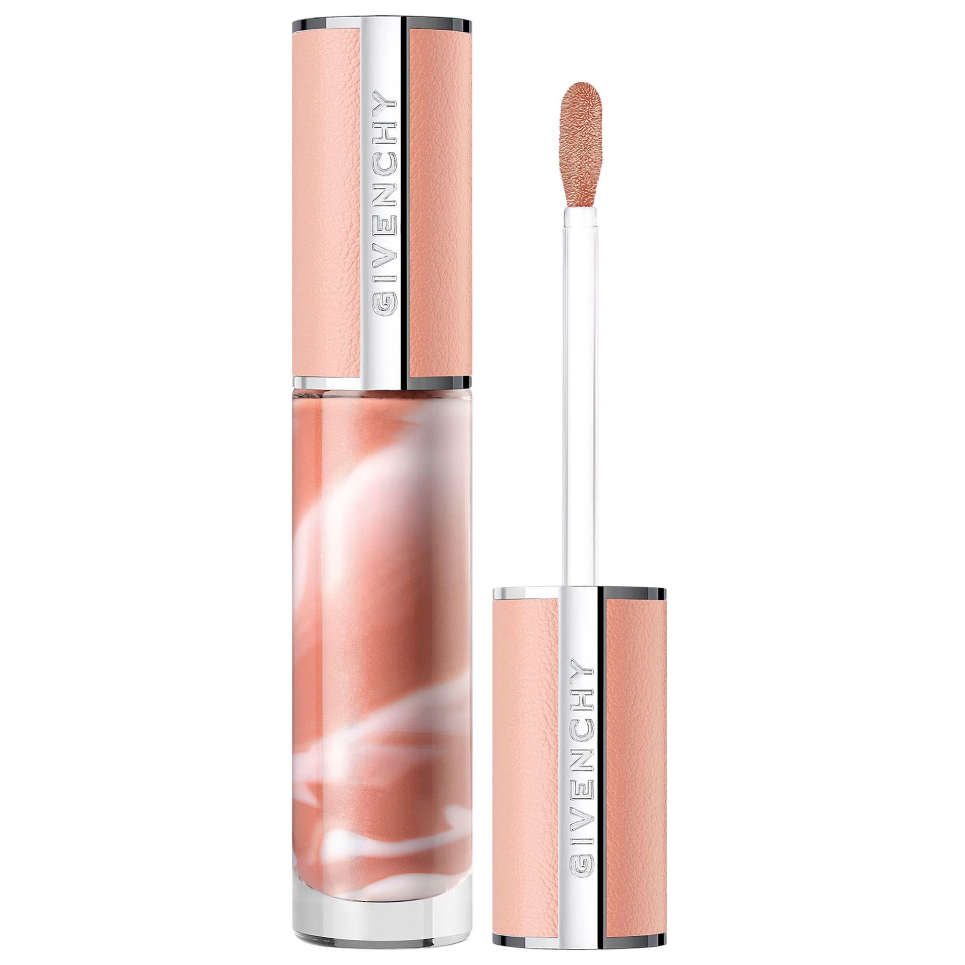 slide 1 of 5, Givenchy Rose Perfecto Hydrating Tinted Lip Balm & Gloss 110 Milky Nude, 0.2 oz/ 6 ml