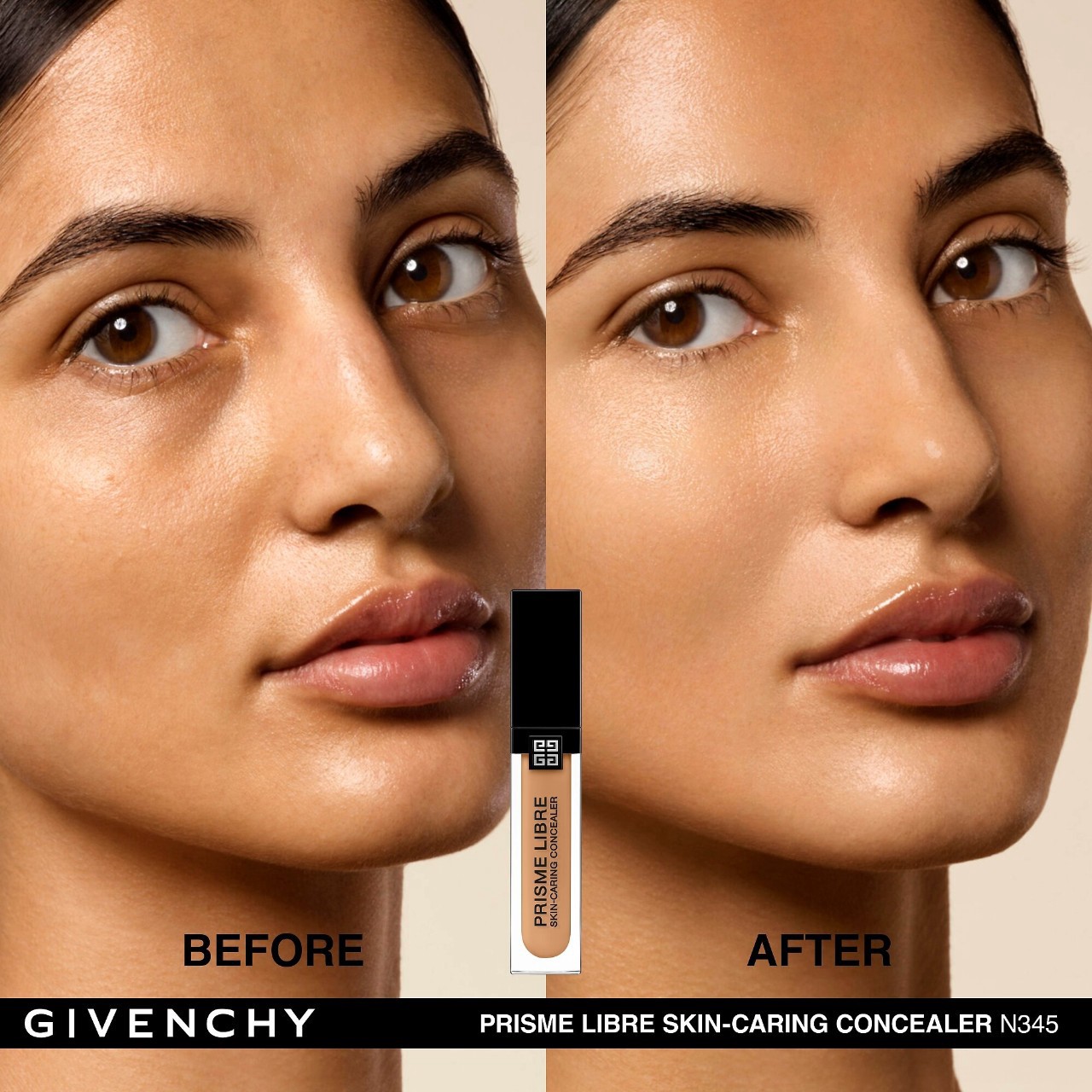 slide 3 of 8, Givenchy Prisme Libre Skin-Caring 24H Hydrating + Radiant + Correcting Creamy Concealer N345, 0.37 oz