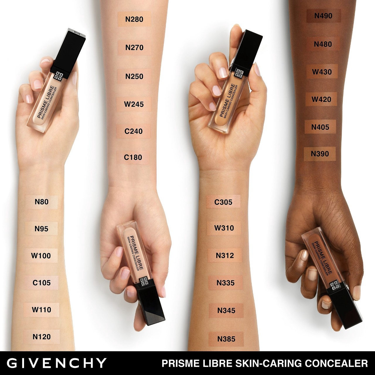 slide 2 of 7, Givenchy Prisme Libre Skin-Caring 24H Hydrating + Radiant + Correcting Creamy Concealer N390, 0.37 oz
