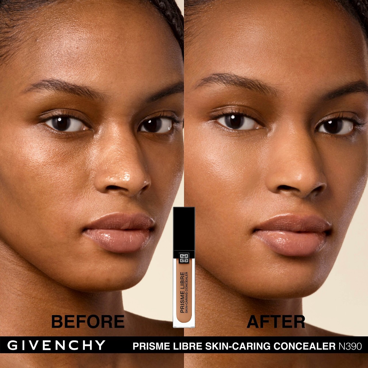 slide 3 of 7, Givenchy Prisme Libre Skin-Caring 24H Hydrating + Radiant + Correcting Creamy Concealer N390, 0.37 oz