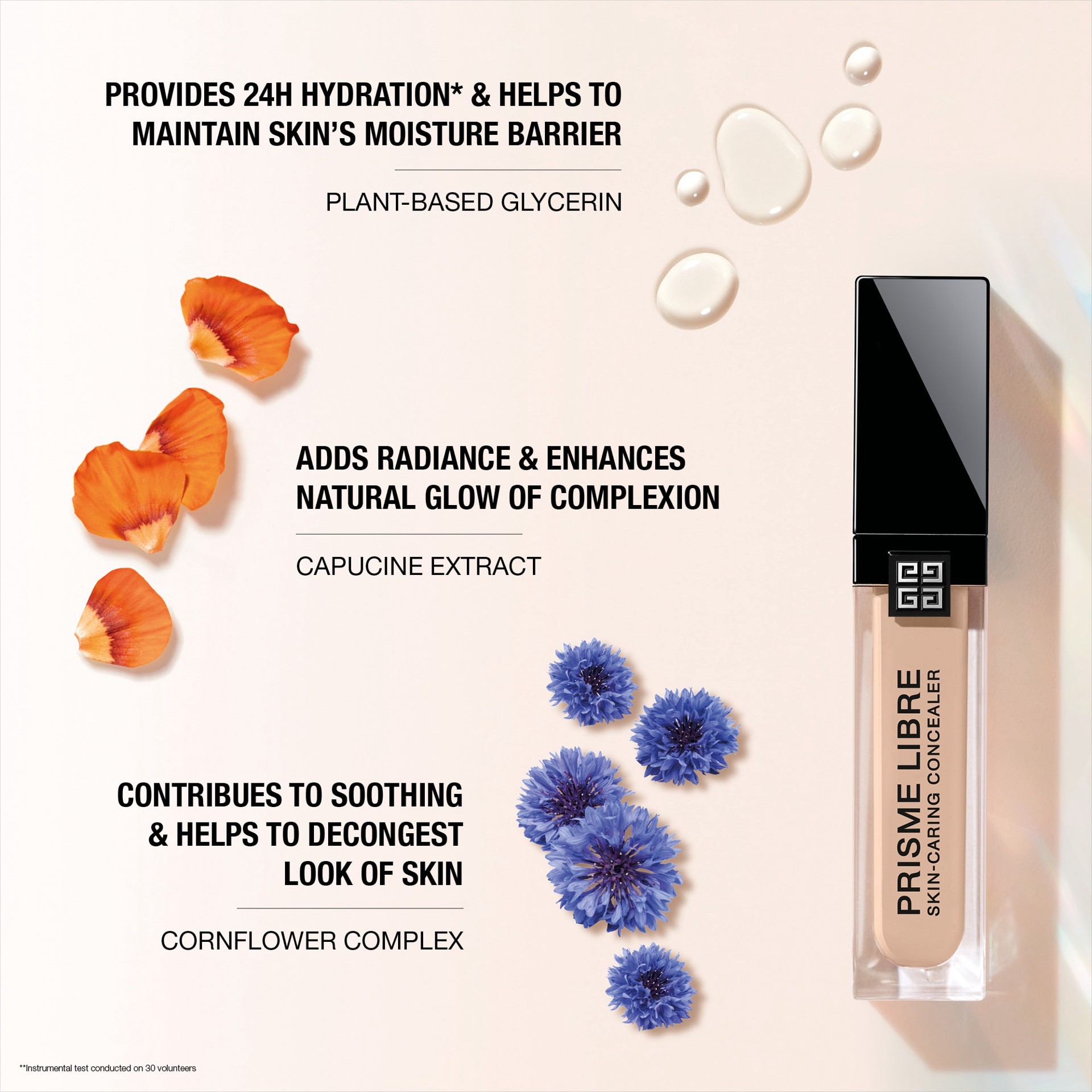 slide 4 of 7, Givenchy Prisme Libre Skin-Caring 24H Hydrating + Radiant + Correcting Creamy Concealer N390, 0.37 oz