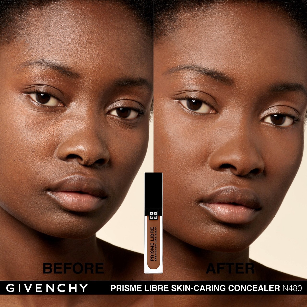 slide 3 of 7, Givenchy Prisme Libre Skin-Caring 24H Hydrating + Radiant + Correcting Creamy Concealer N480, 0.37 oz