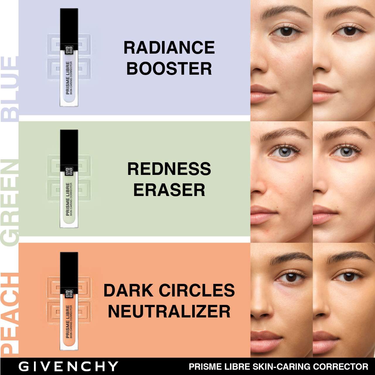 slide 2 of 7, Givenchy Prisme Libre Skin-Caring Corrector Blue, 0.37 oz / 11 ml