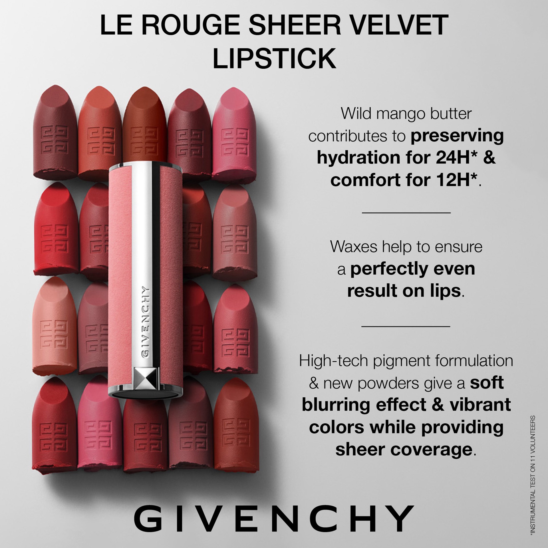 slide 4 of 6, Givenchy Le Rouge Sheer Velvet Matte Lipstick 09 Beige Sable, 1 ct