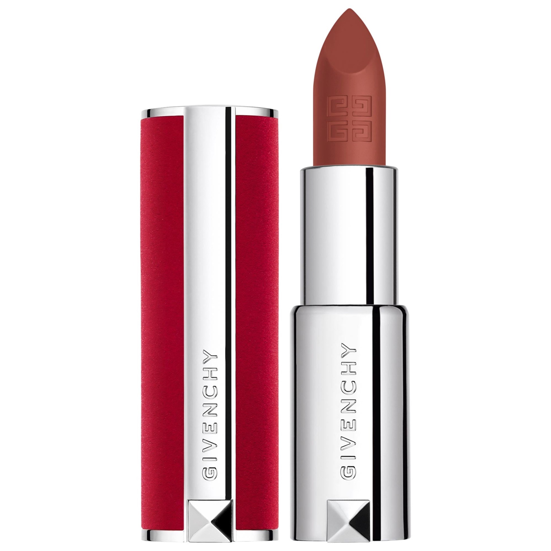 slide 1 of 5, Givenchy Le Rouge Deep Velvet Matte Lipstick 15 Nude Ambré​, 0.12 oz / 3.4 gram