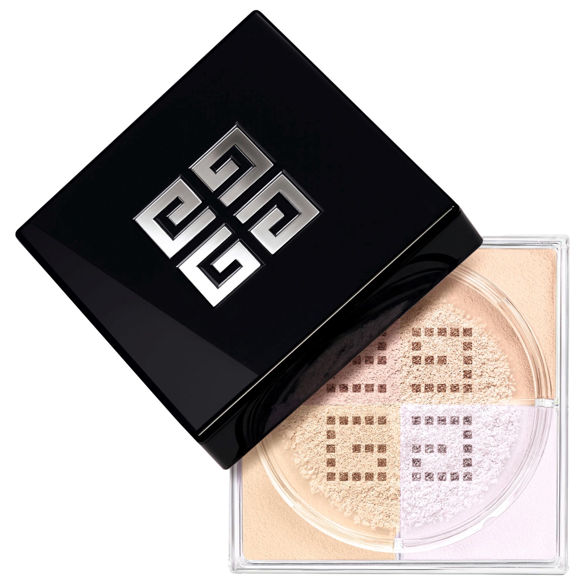 slide 1 of 9, Givenchy Prisme Libre Illuminating & Color Correcting Loose Powder 02 Satin Blanc, 0.4 oz / 10 gram