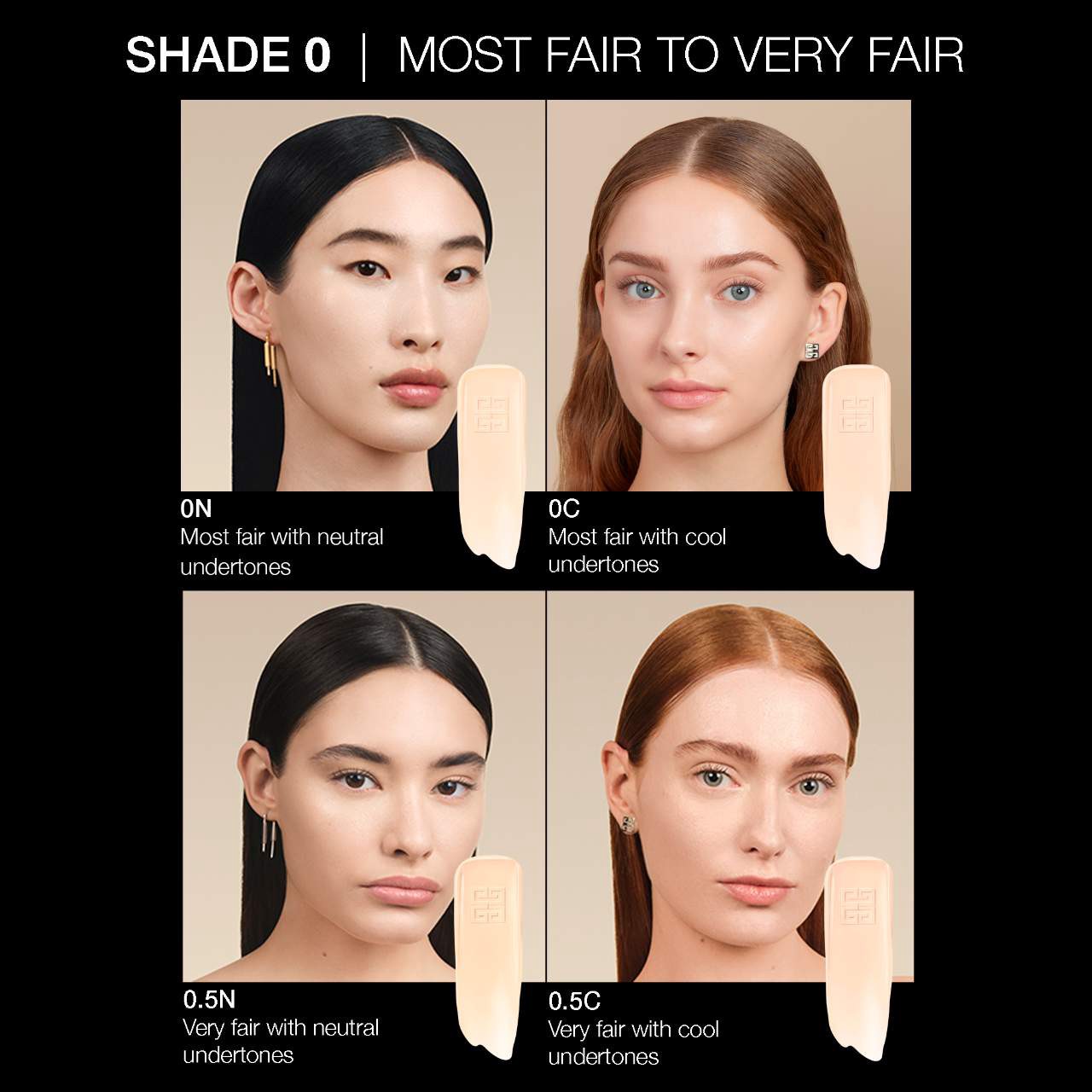 slide 8 of 10, Givenchy Prisme Libre Glow Serum Blurring Foundation with Natural Finish 0.5C, 1 oz / 30 ml