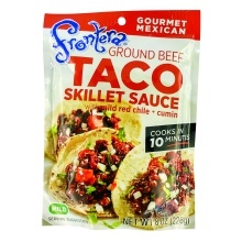 slide 1 of 1, Frontera TX Ground Beef Taco Sauce, 8 oz