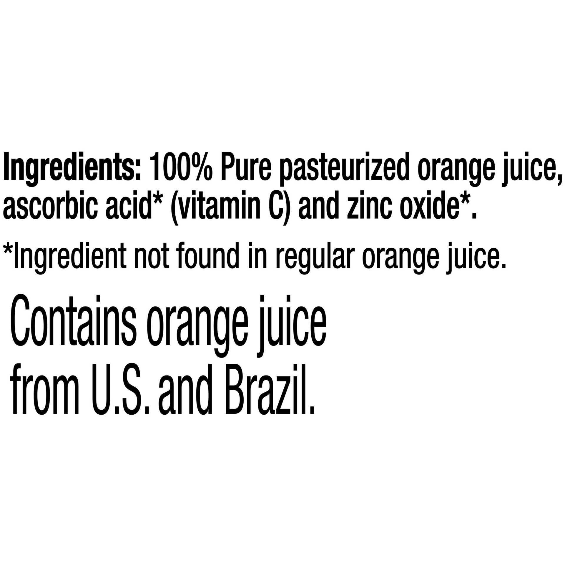 slide 3 of 3, Tropicana Vitamin C and Zinc No Pulp Orange Juice - 59 fl oz, 59 fl oz