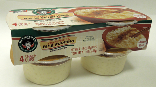 slide 1 of 1, Rynldo Rice Pudding, 16 oz