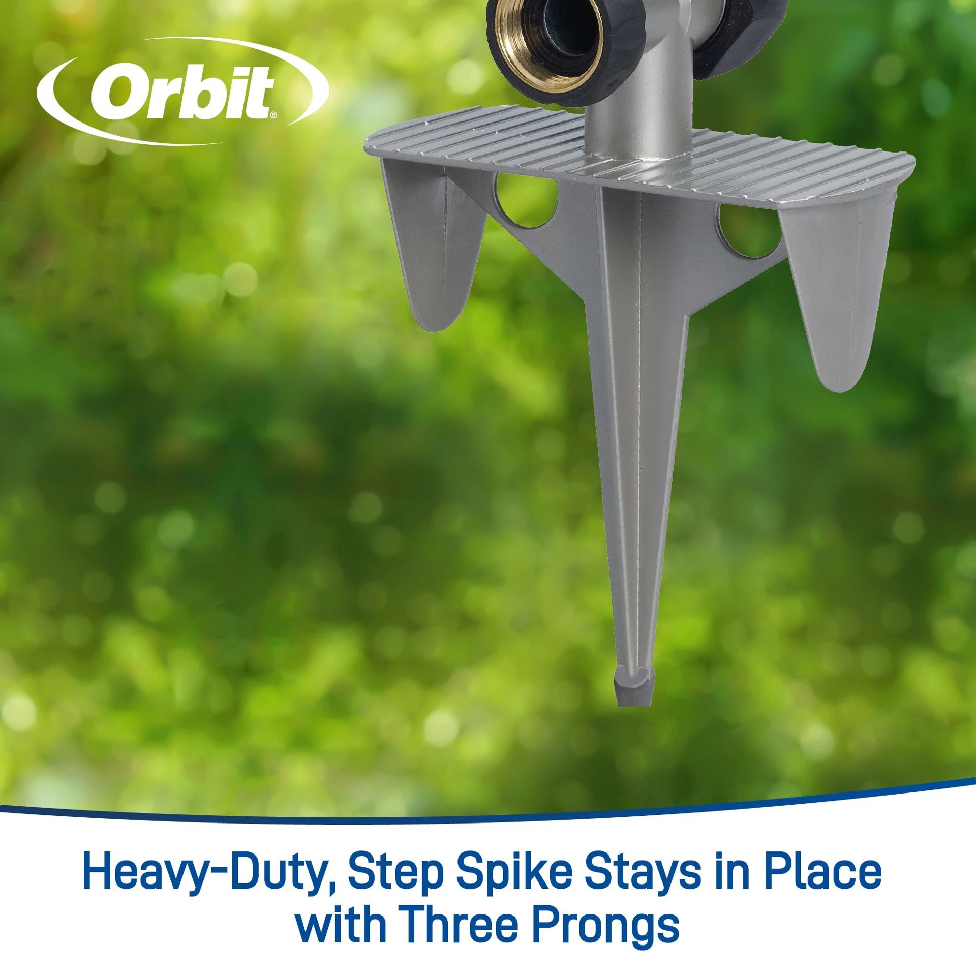 slide 5 of 6, Orbit 6200-sq ft Impulse Spike Lawn Sprinkler, 1 ct