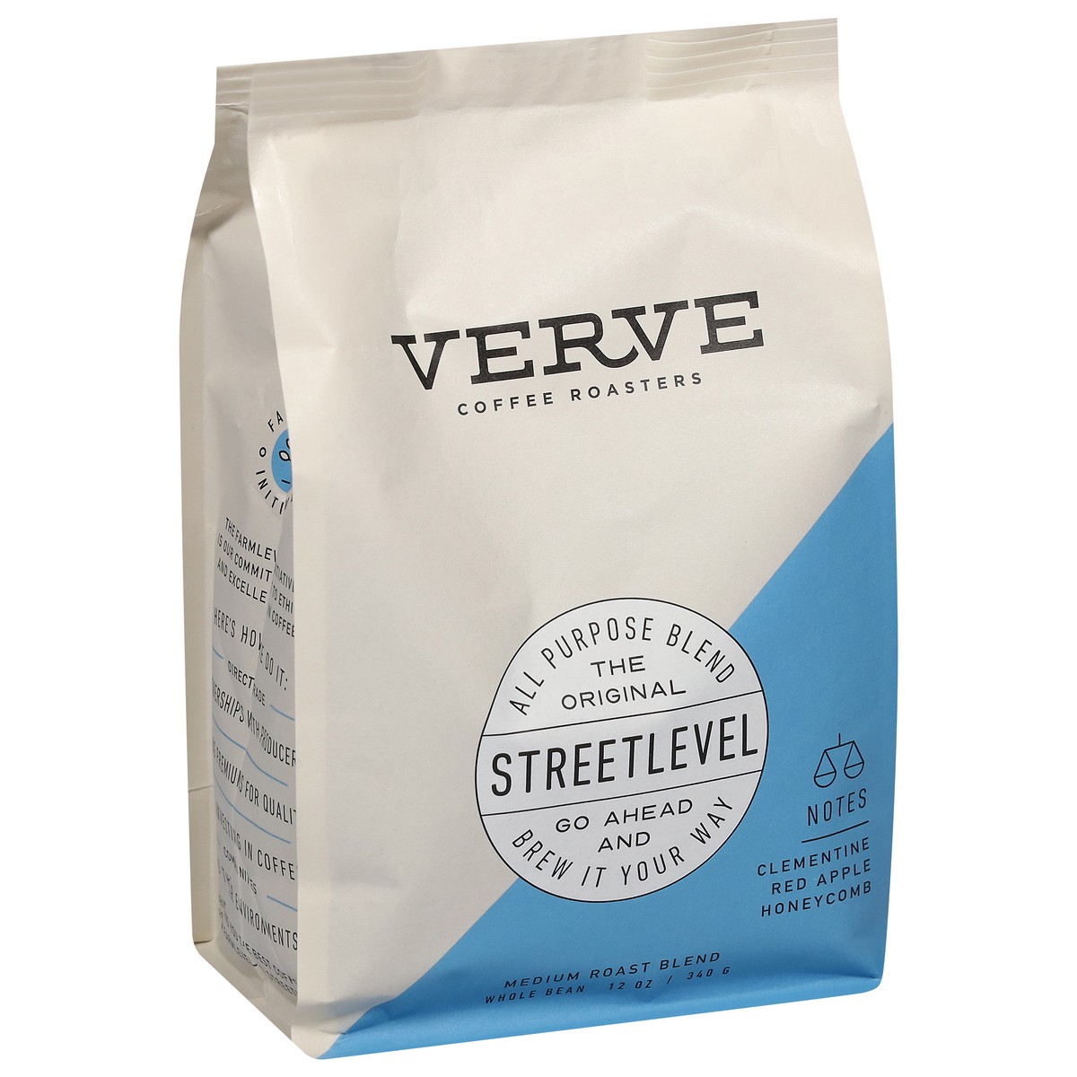 slide 5 of 10, Verve Coffee Roasters Whole Bean Medium Roast Blend Streetlevel Coffee - 12 oz, 12 oz