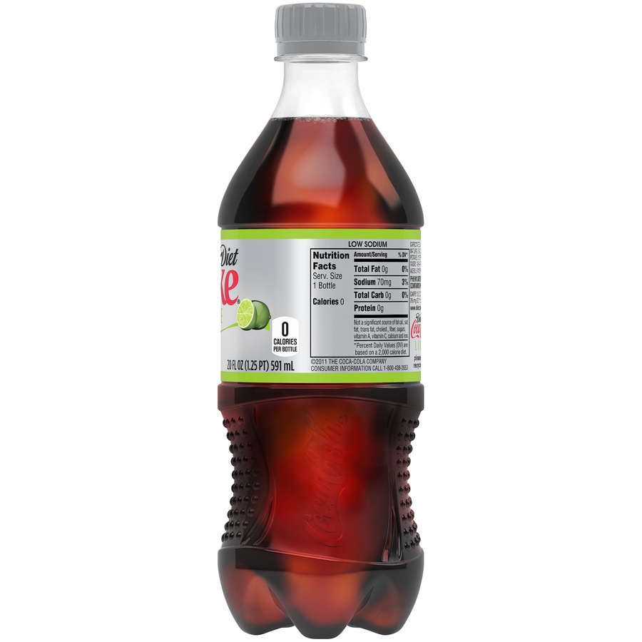 slide 5 of 5, Coca-Cola Diet Coke Lime Bottle - 20 fl oz, 20 fl oz