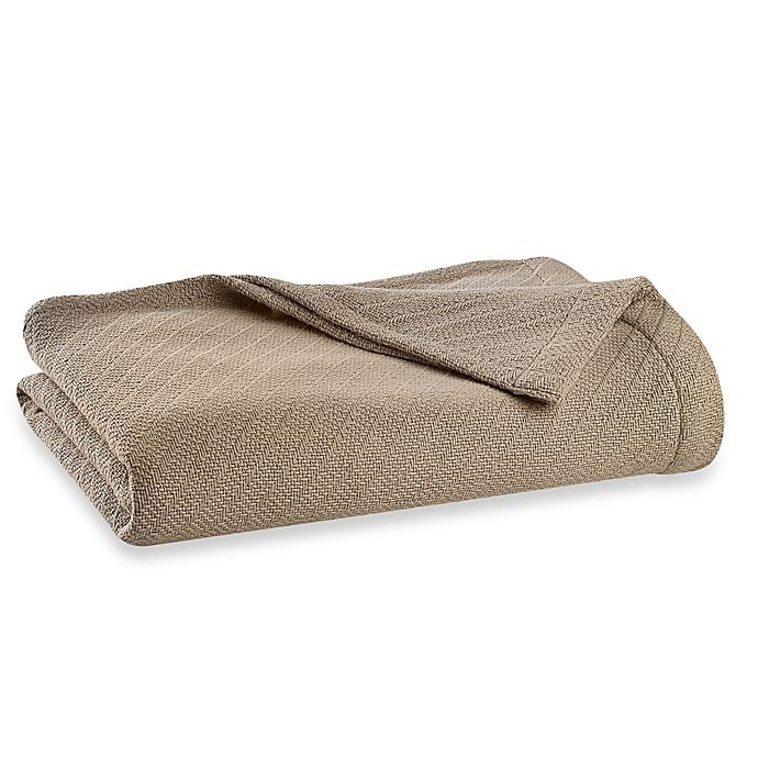 slide 1 of 1, Wamsutta Classic Cotton Twin Blanket - Wheat, 1 ct