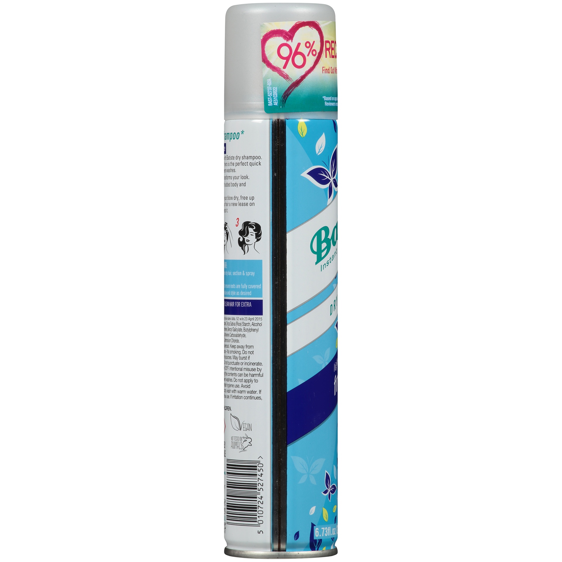 slide 4 of 7, Batiste Fresh Breezy Citrus Dry Shampoo 4.23 oz, 4.23 oz