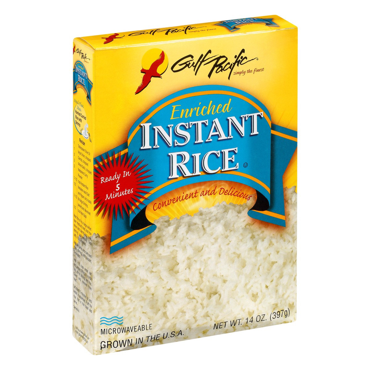 slide 2 of 10, Gulf Pacific Enriched Instant Rice 14 oz, 14 oz