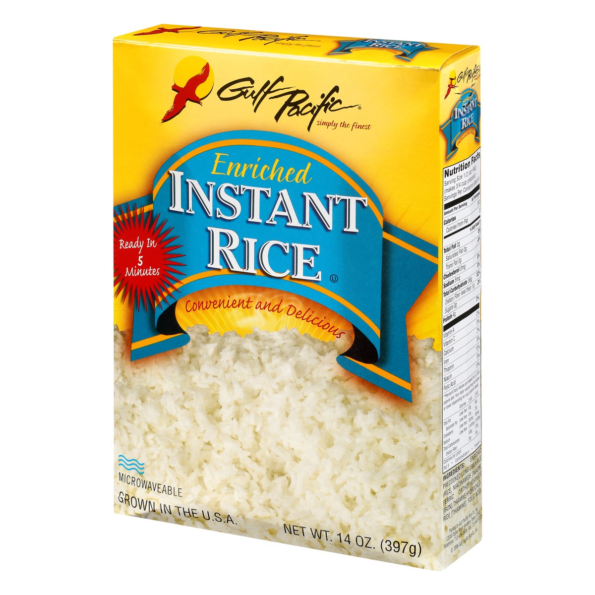 slide 3 of 10, Gulf Pacific Enriched Instant Rice 14 oz, 14 oz