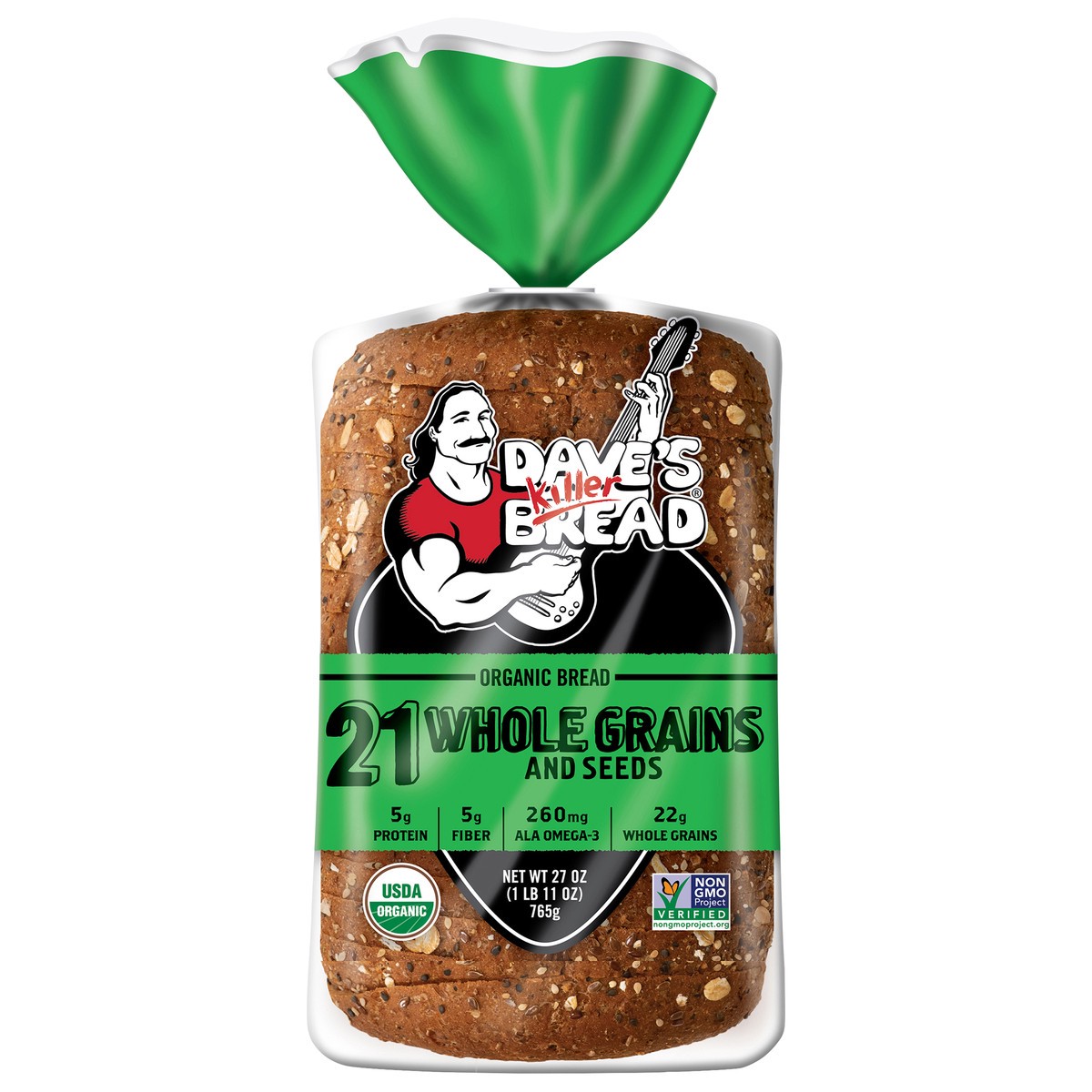 slide 1 of 8, Dave's Killer Bread Organic 21 Whole Grains and Seed Bread - 27oz, 27 oz