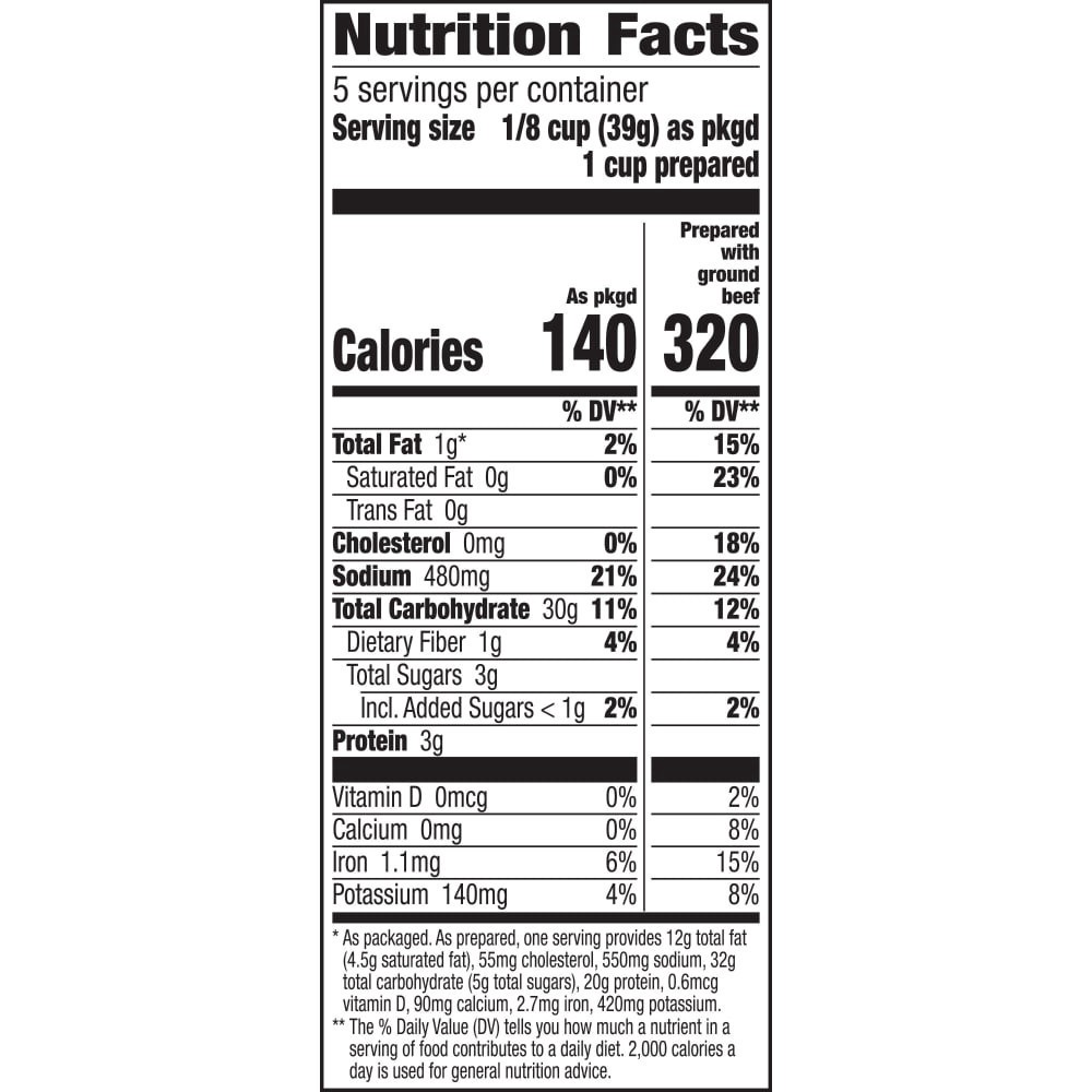 slide 2 of 5, Betty Crocker Hamburger Helper Cheesy Enchilada Mix, 7.5 oz