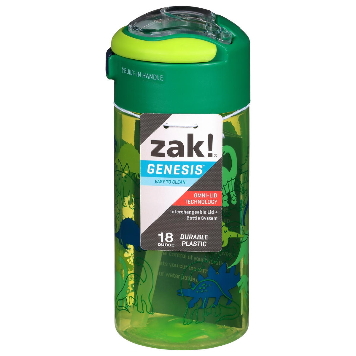  Zak Designs Genesis Durable Plastic Water Bottle with