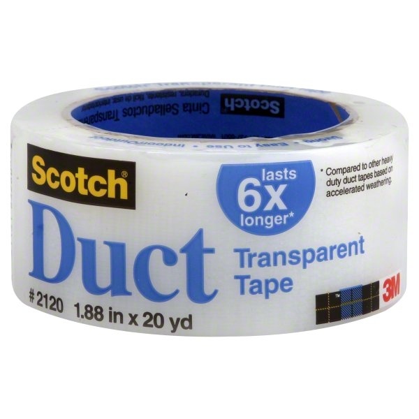 Scotch Clear Duct Tape 19X20Yd 1 ct