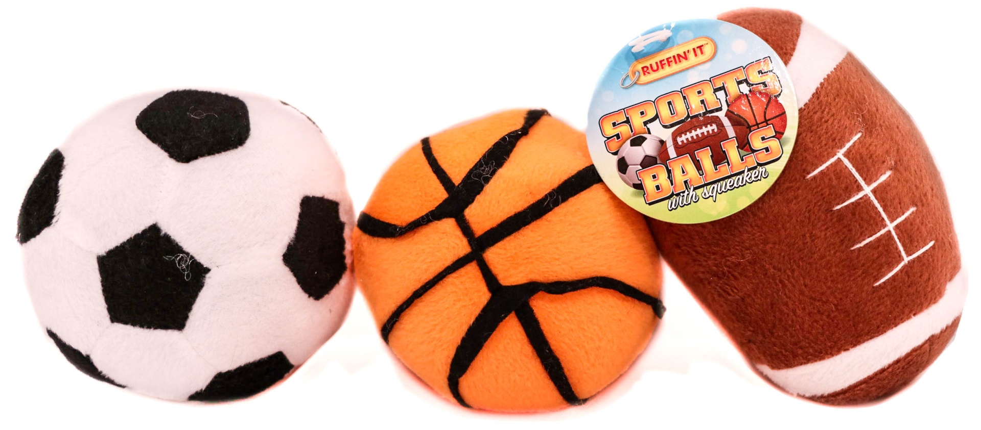 slide 1 of 1, Ruffin' It Sport Ball Soft Toy, 1 ct