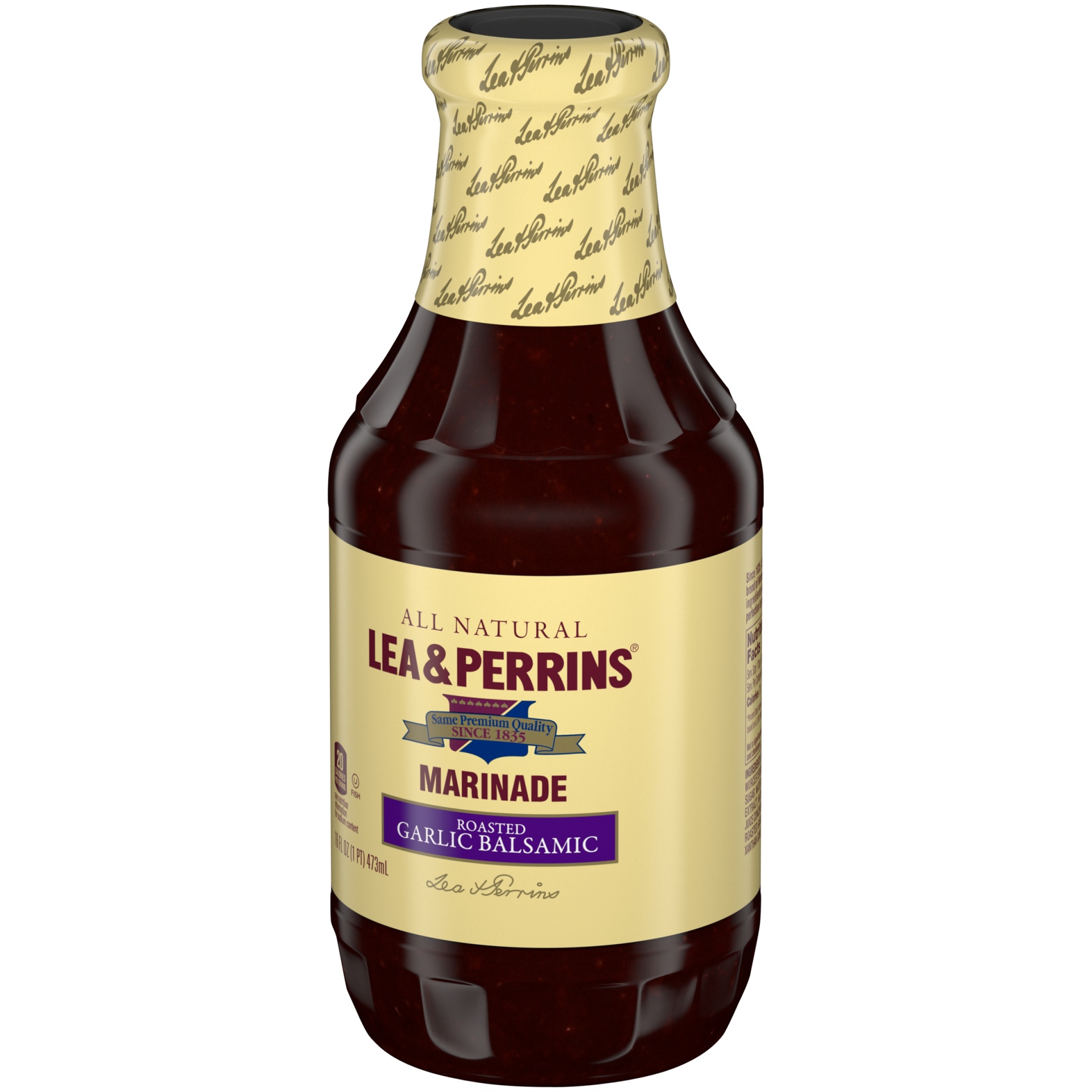 slide 4 of 7, Lea & Perrins Roasted Garlic & Balsamic Marinade, 16 fl oz