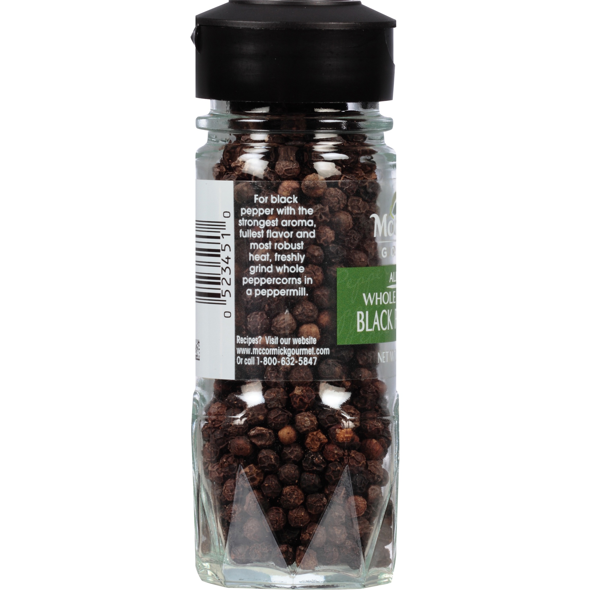 slide 2 of 4, McCormick Gourmet Tellicherry Black Peppercorns, 1.87 oz