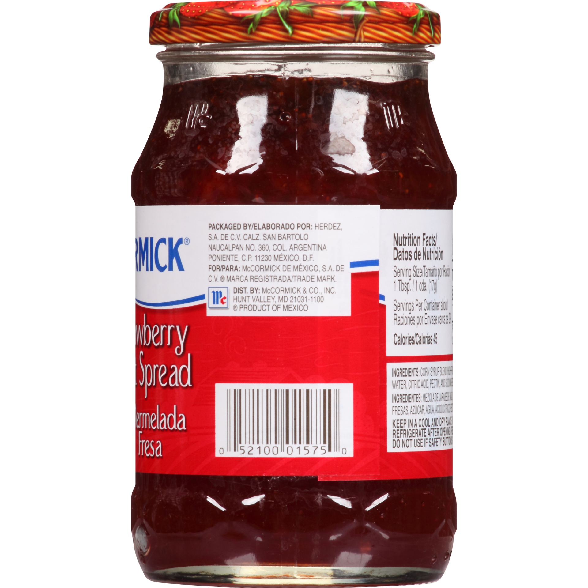 slide 3 of 6, McCormick Mermelada Fresa Strawberry Fruit Spread, 17.6 oz