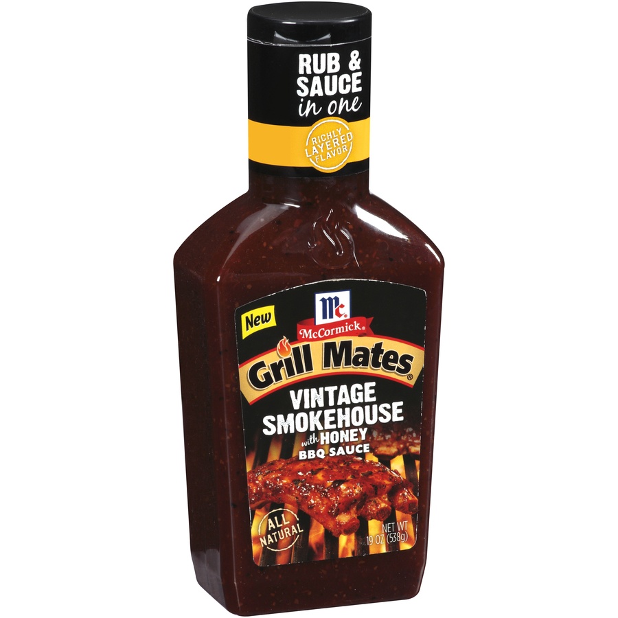 McCormick Grill Mates Vintage Smokehouse With Honey Bbq Sauce 19 oz Shipt