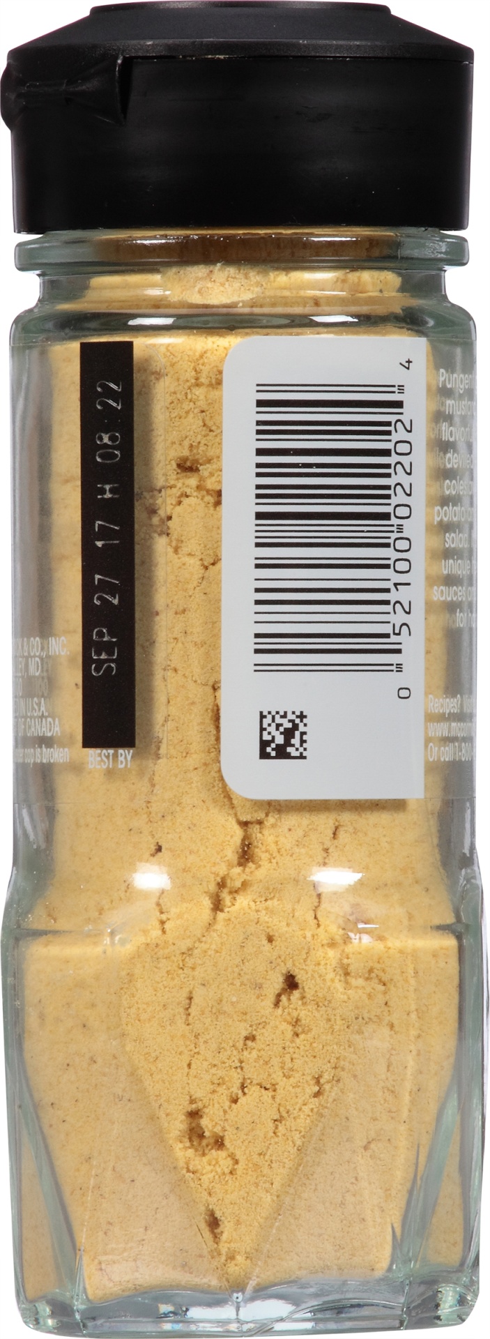 slide 4 of 4, McCormick Mustard 1.5 oz, 1.5 oz