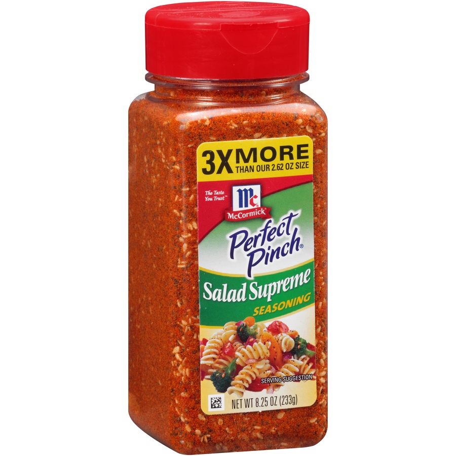 slide 2 of 2, McCormick Perfect Pinch Salad Supreme Seasoning, 8.25 oz