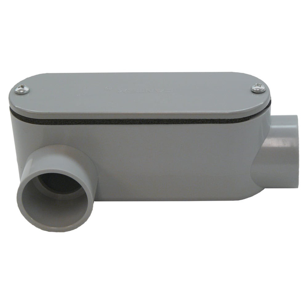 slide 1 of 5, CANTEX Conduit Body 3/4-in PVC Type LR conduit bodies, 1 ct