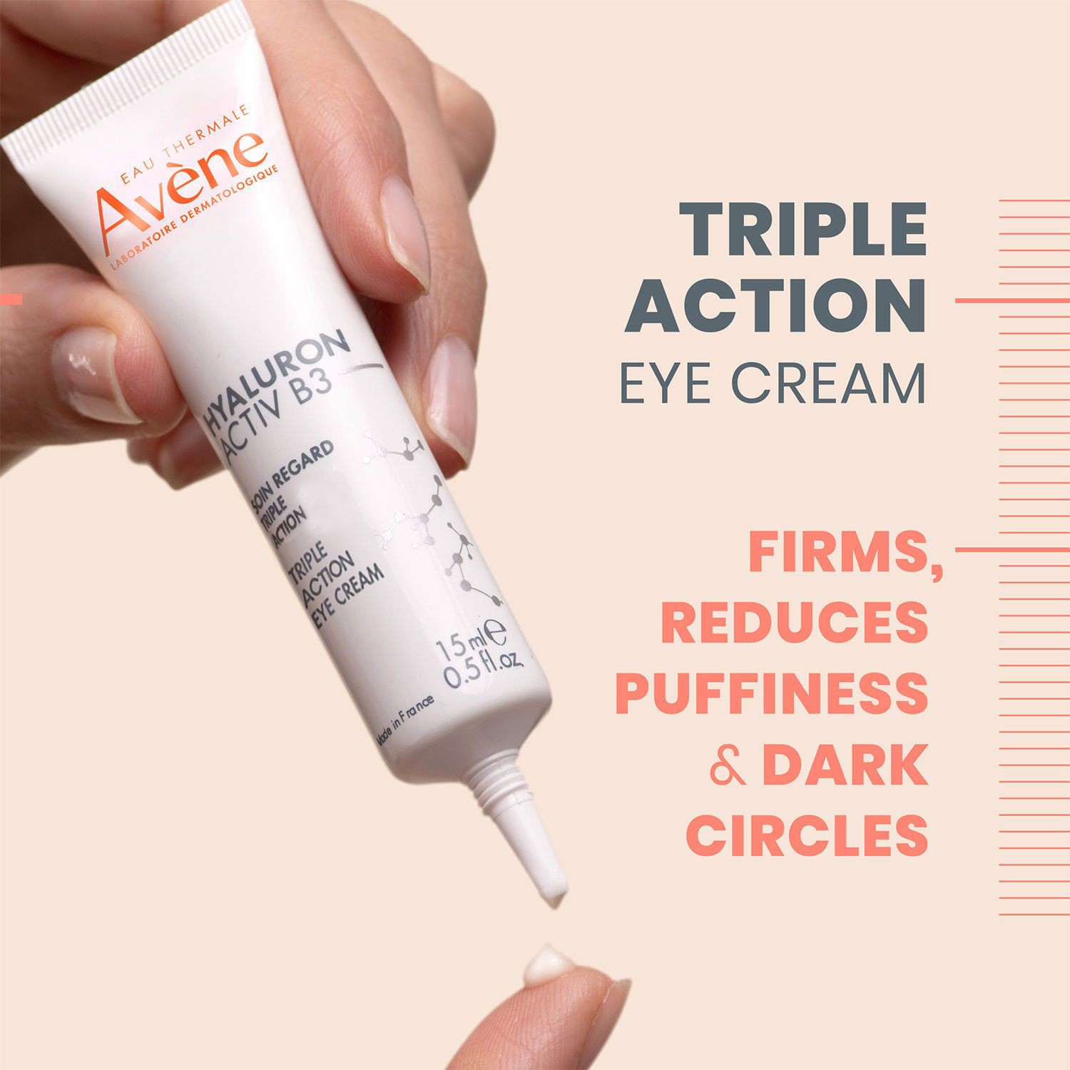slide 9 of 9, Avène Hyaluron Activ B3 Soin Regard Triple Action 0.5 fl oz, 0.5 fl oz