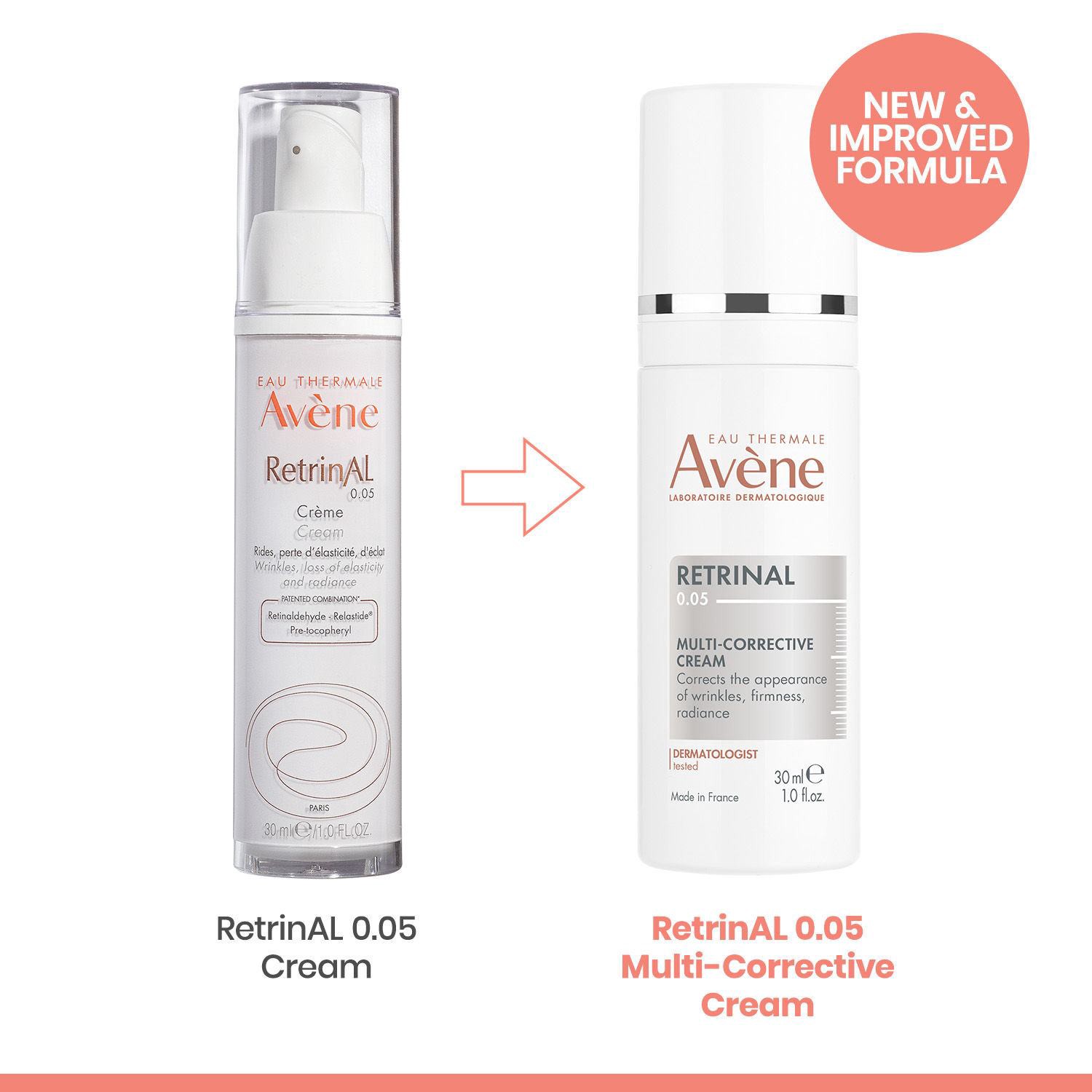 slide 9 of 11, Avène Retrinal 0.05 Multi-Corrective Cream 1.0 fl oz, 1 oz