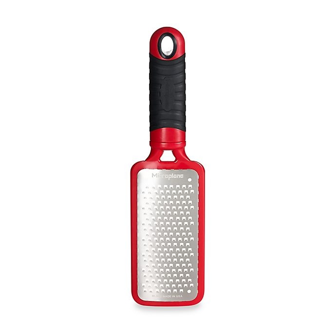 slide 1 of 1, Microplane Home Series Coarse Paddle Grater - Red, 1 ct