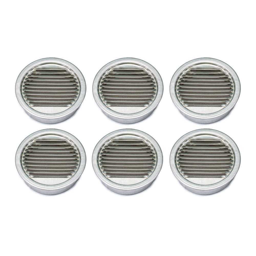 slide 3 of 6, Gibraltar Building Products 3.4-in x 3.4-in Silver Aluminum Soffit Vent, 1 ct