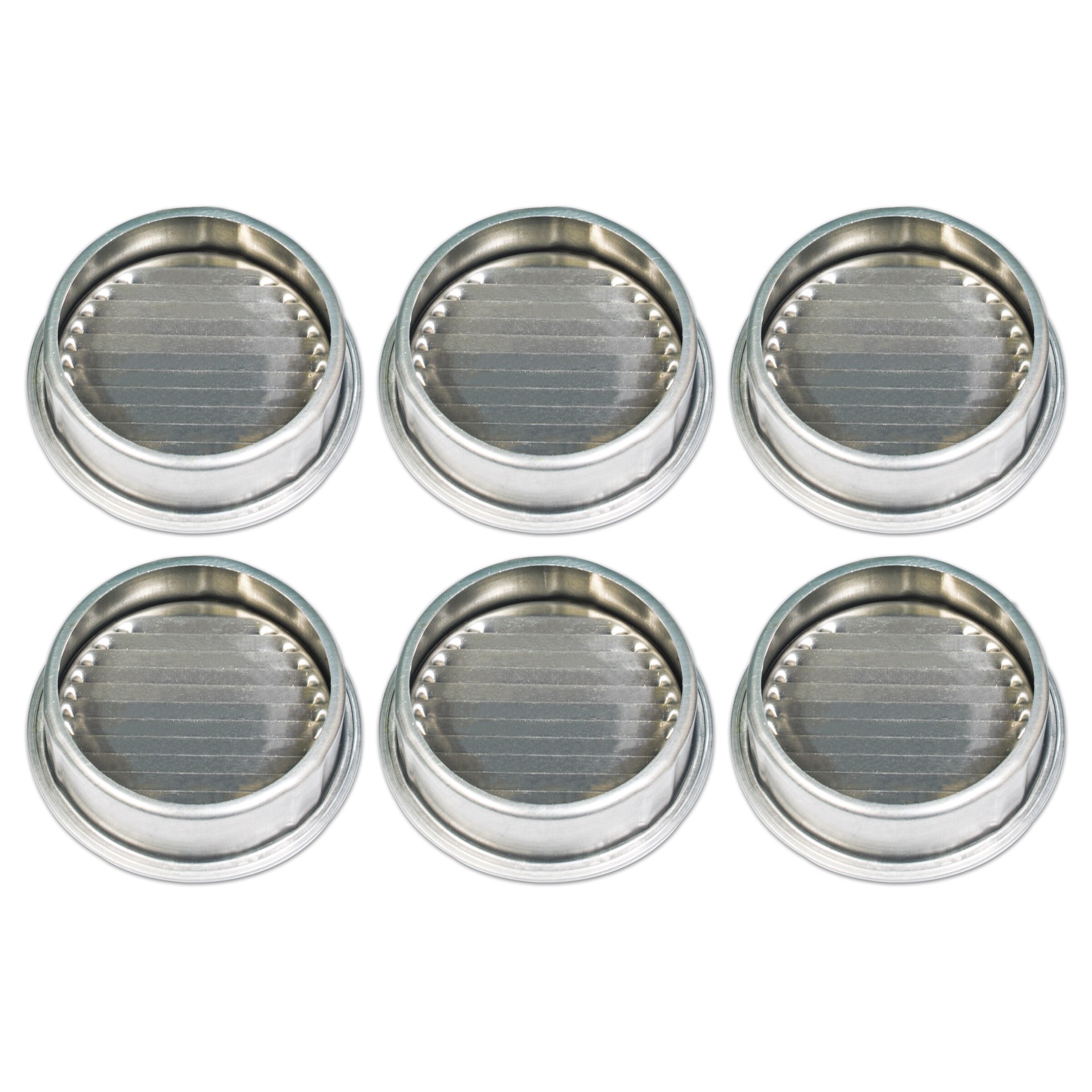 slide 4 of 6, Gibraltar Building Products 3.4-in x 3.4-in Silver Aluminum Soffit Vent, 1 ct