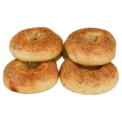 Bakery Sesame Seed Bagels - 6 ct