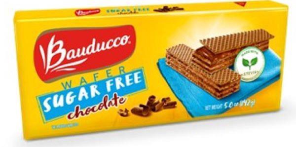 slide 1 of 1, Bauducco Sugar Free Chocolate Wafers, 5 oz