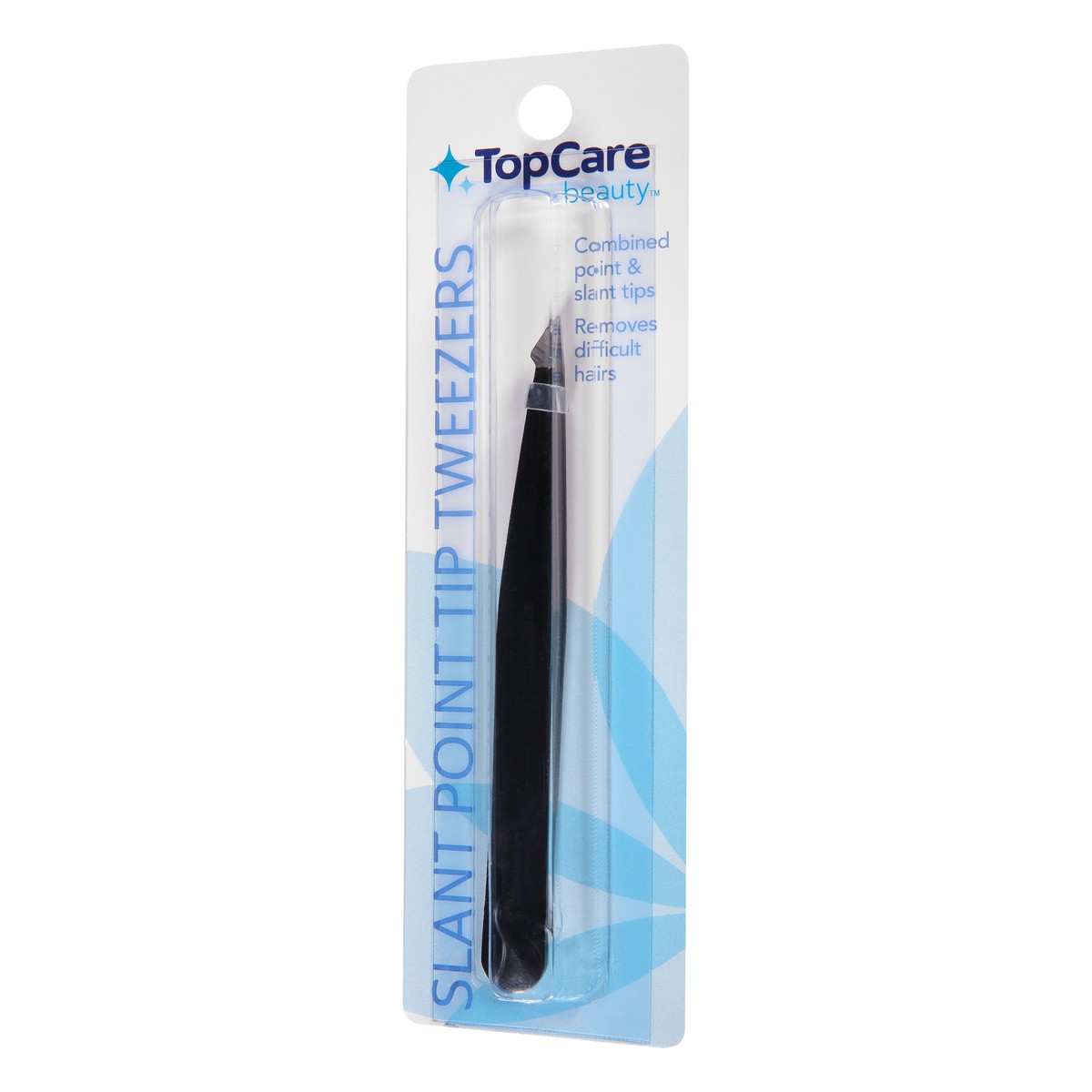 slide 8 of 9, TopCare Beauty Slant Point Tip Tweezer 1 ea, 1 ct