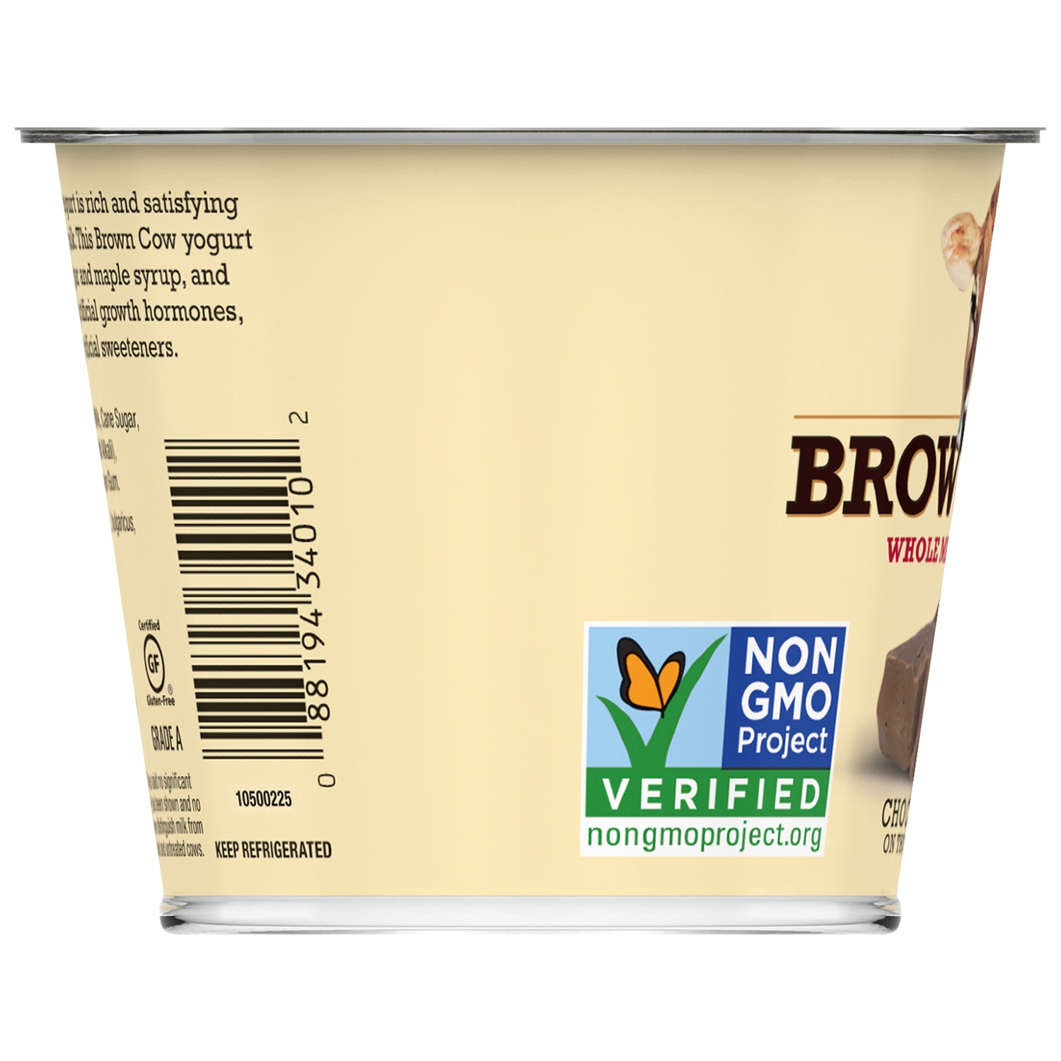 slide 2 of 2, Brown Cow Whole Milk Chocolate Yogurt, 5.3 fl oz