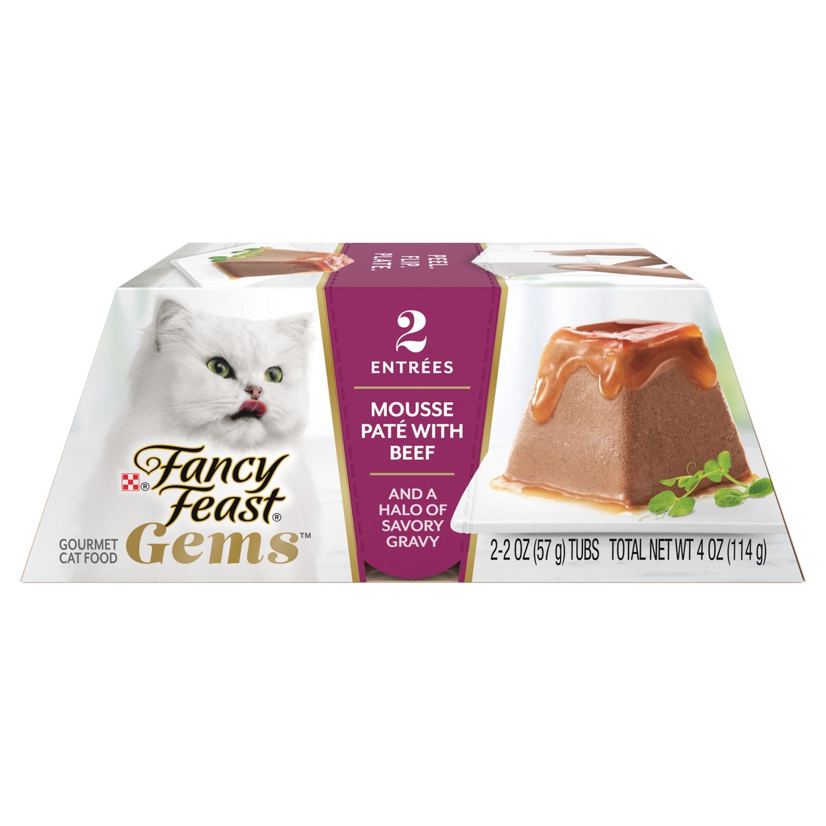 slide 8 of 10, Fancy Feast Gems Beef Mousse, 4 oz