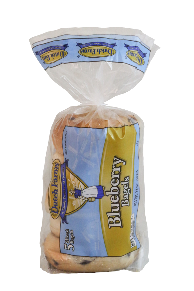 slide 1 of 1, Dutch Farm Blueberry Bagels, 14 oz
