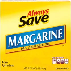 Always Save Margarine Quarters