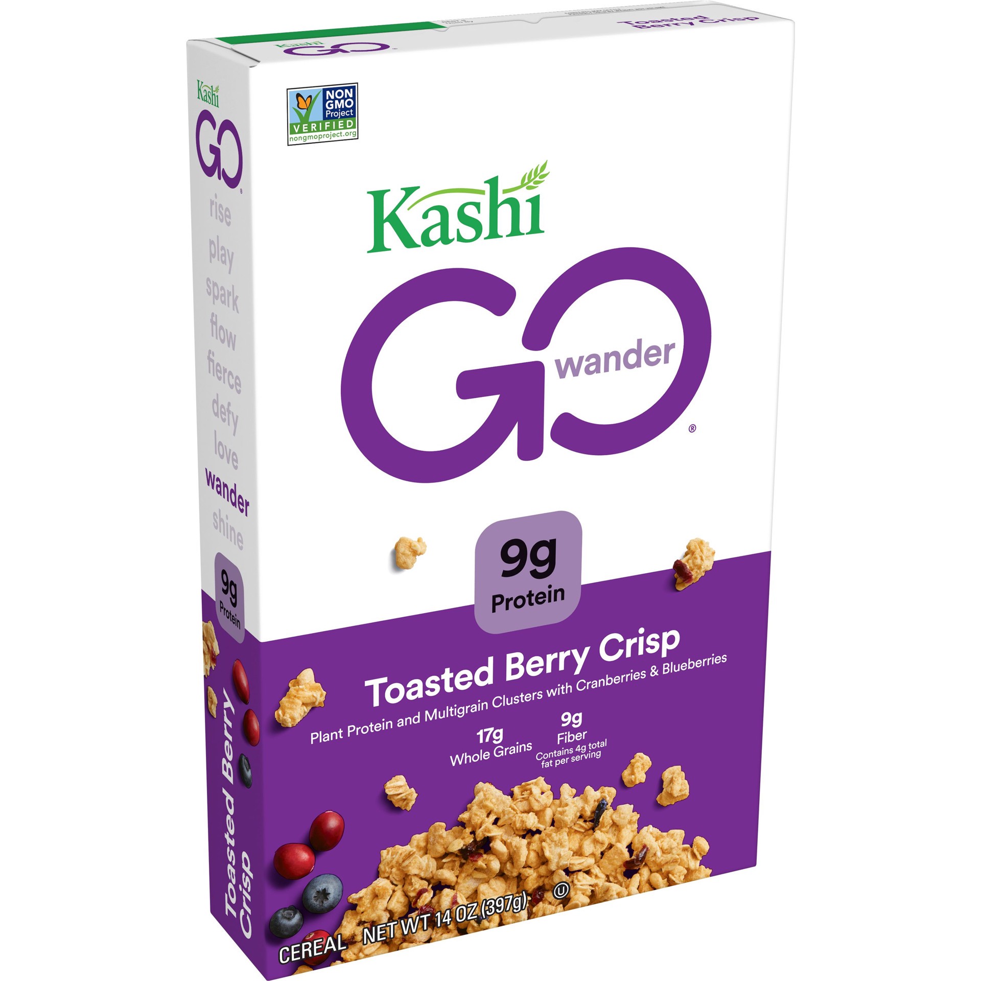 slide 1 of 7, Kashi Cereal, Toasted Berry Crumble, 15 oz