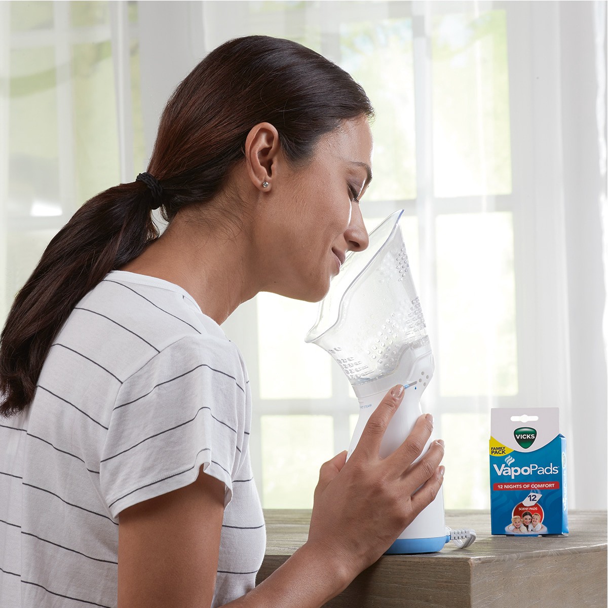 slide 7 of 9, Vicks Personal Steam Inhaler - Allergy, 1 ct