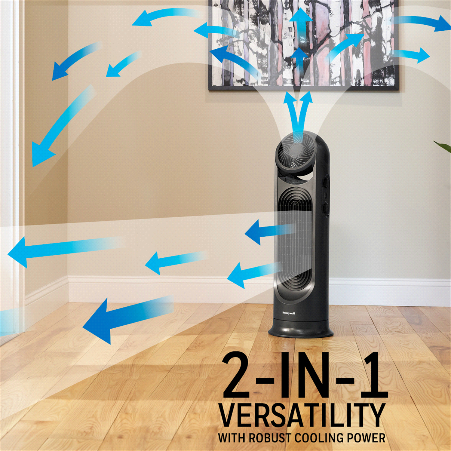 slide 2 of 3, Honeywell Turbo Force Tower Fan, 32 in, 1 ct